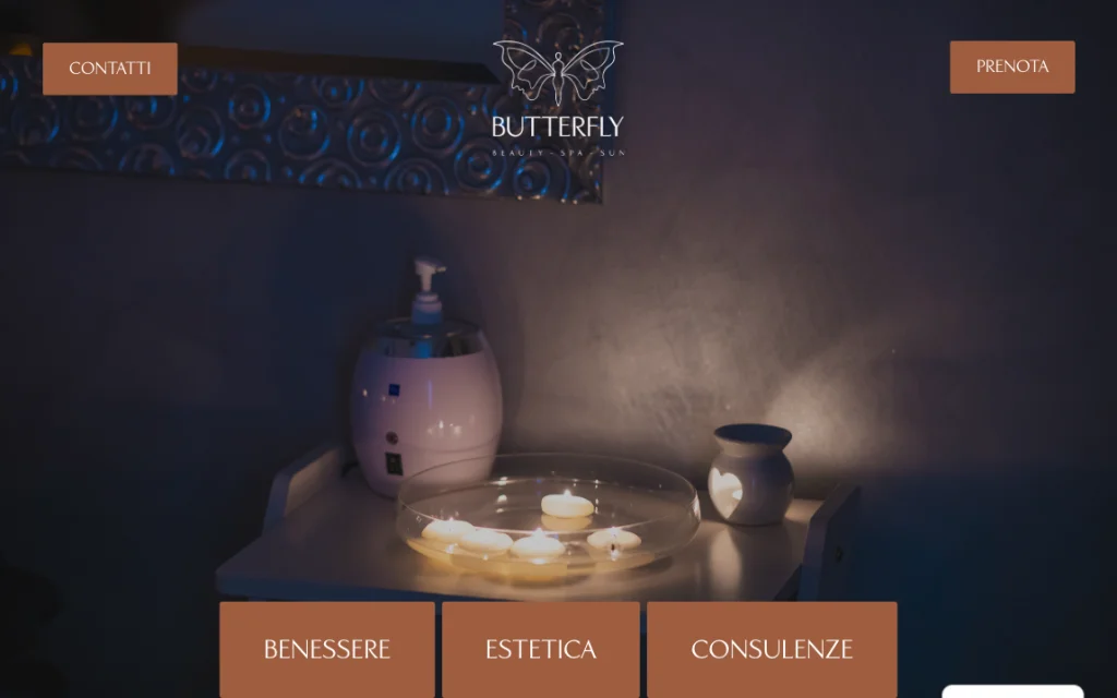 Dettaglio visivo del progetto Butterfly